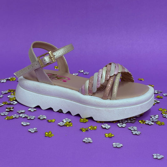 Sandalia Brillitos Rosa